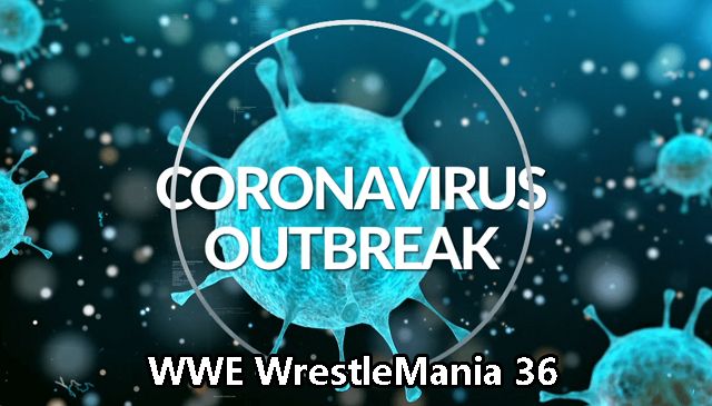 WrestleMania 36 coronavirus outbreak